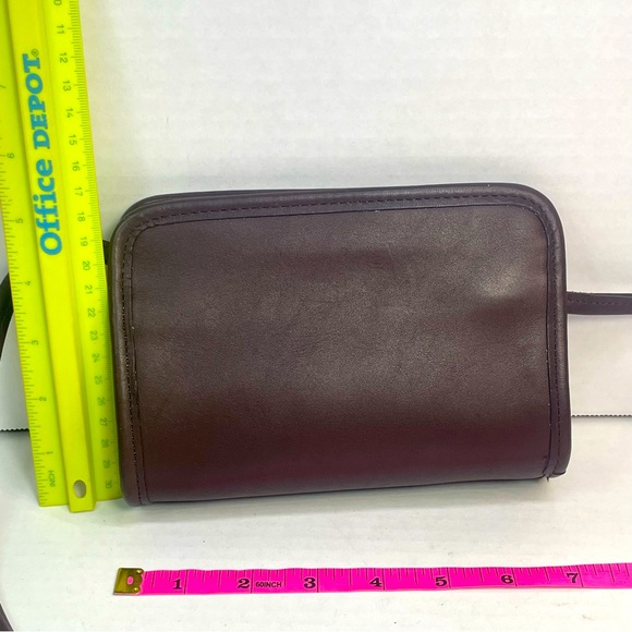 Rare Vintage Mahogany Coach Disco Crossbody Near Mint PRICE FIRM NWOT - Picture 11 of 16